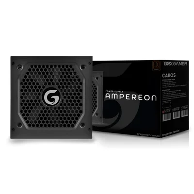 Fonte De Alimentação Brx Ampereon, 500w, 80 Plus Bronze
