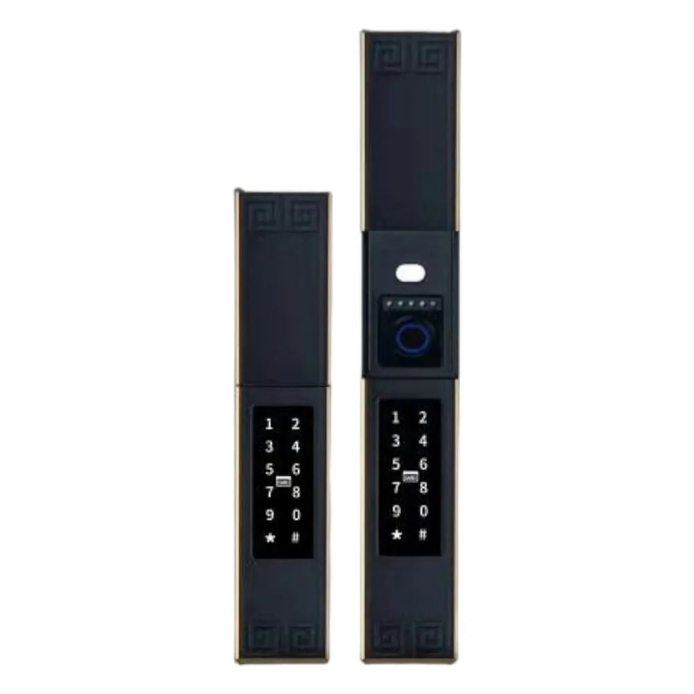 Fechadura Digital S615-2 Biometria Ttlock Bluetooth Senha Cartão Ic Chave Usb Ip68 Alumínio Externa Resistente À Água Smart
