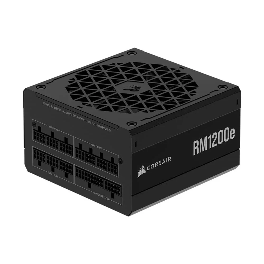 Fonte Corsair Rme Series Rm1200e, 1200w, Full Modular, 80plus Gold, Atx, Preto - Cp-9020258-br Fonte Corsair Rme Series Rm1200e, 1200w, Full Modular, 80plus Gold, Atx, Preto - Cp-9020258-br