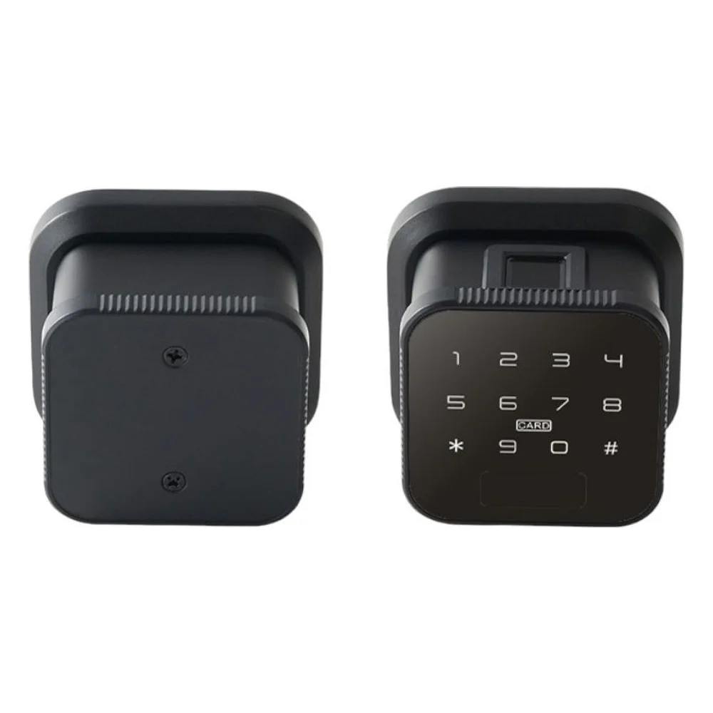 Fechadura Digital S603 Ttlock Bluetooth Biometria Senha Cartão Chave Preta Smart Lock Residencial Biométrica