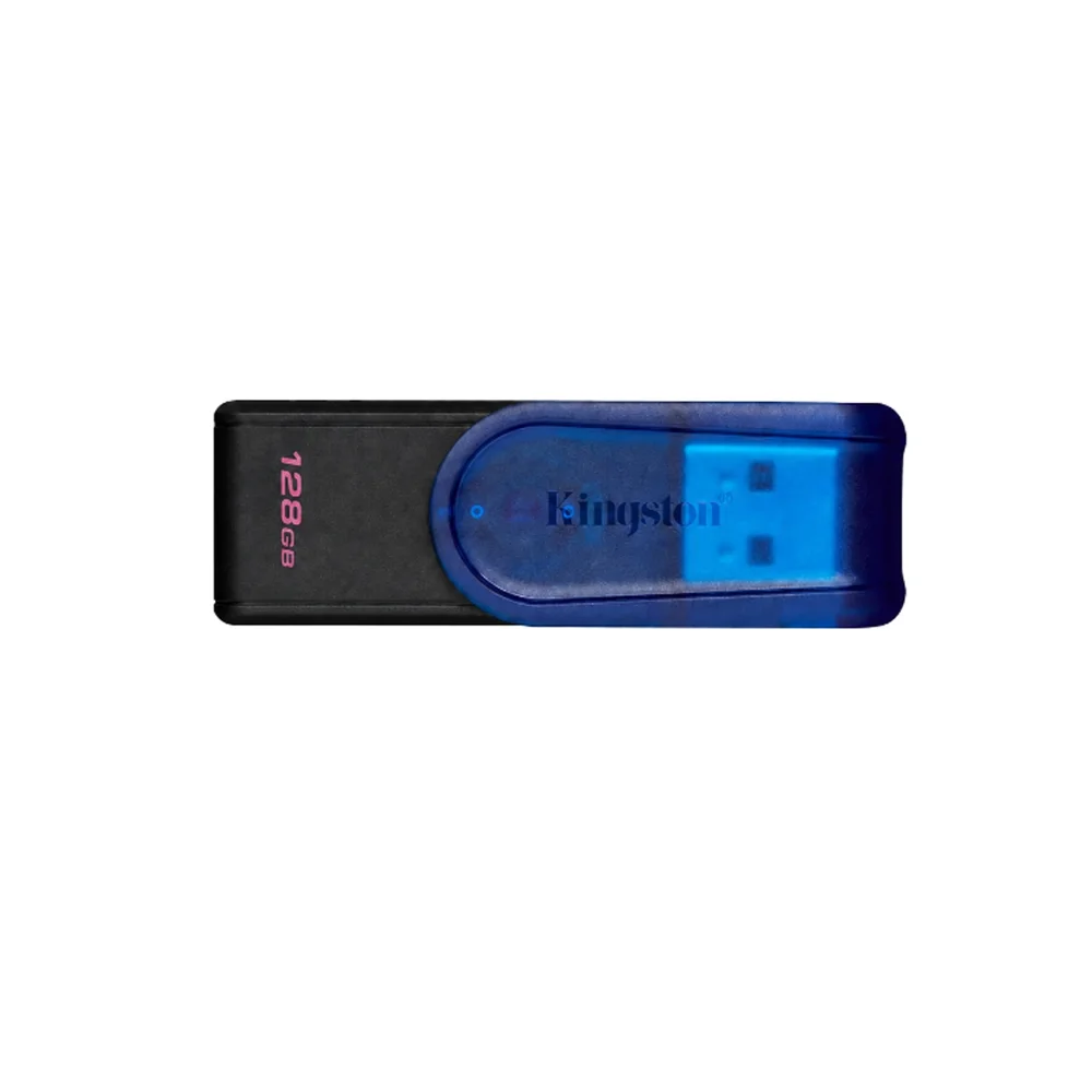 Imagem 2 de 4 do produto Pen Drive 128GB Usb 3.2 Datatraveler Exodia S Azul 70mbs Le Kc-u3c128-7tb Kingston