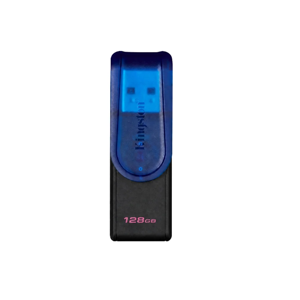 Imagem 3 de 4 do produto Pen Drive 128GB Usb 3.2 Datatraveler Exodia S Azul 70mbs Le Kc-u3c128-7tb Kingston