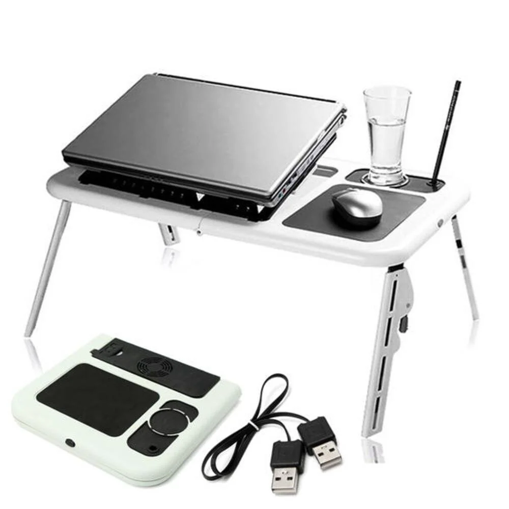 Mesa Para Notebook E Table Cooler Dobrável Com Altura E Inclinação Ajustáveis 2 Coolers Sensor Touch