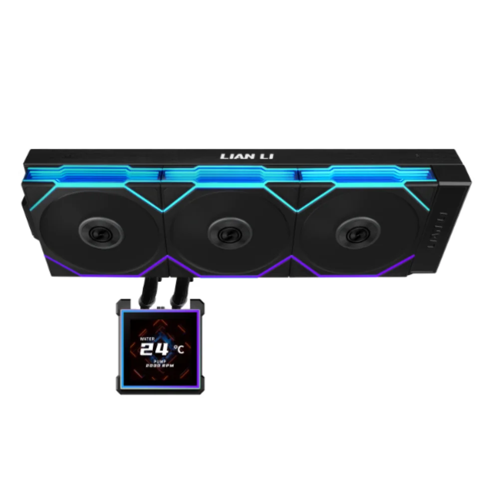 Imagem 3 de 5 do produto Water Cooler Lian Li Hydroshift Ii Lcd-s 360tl Preto Ghs2lcds36tfb