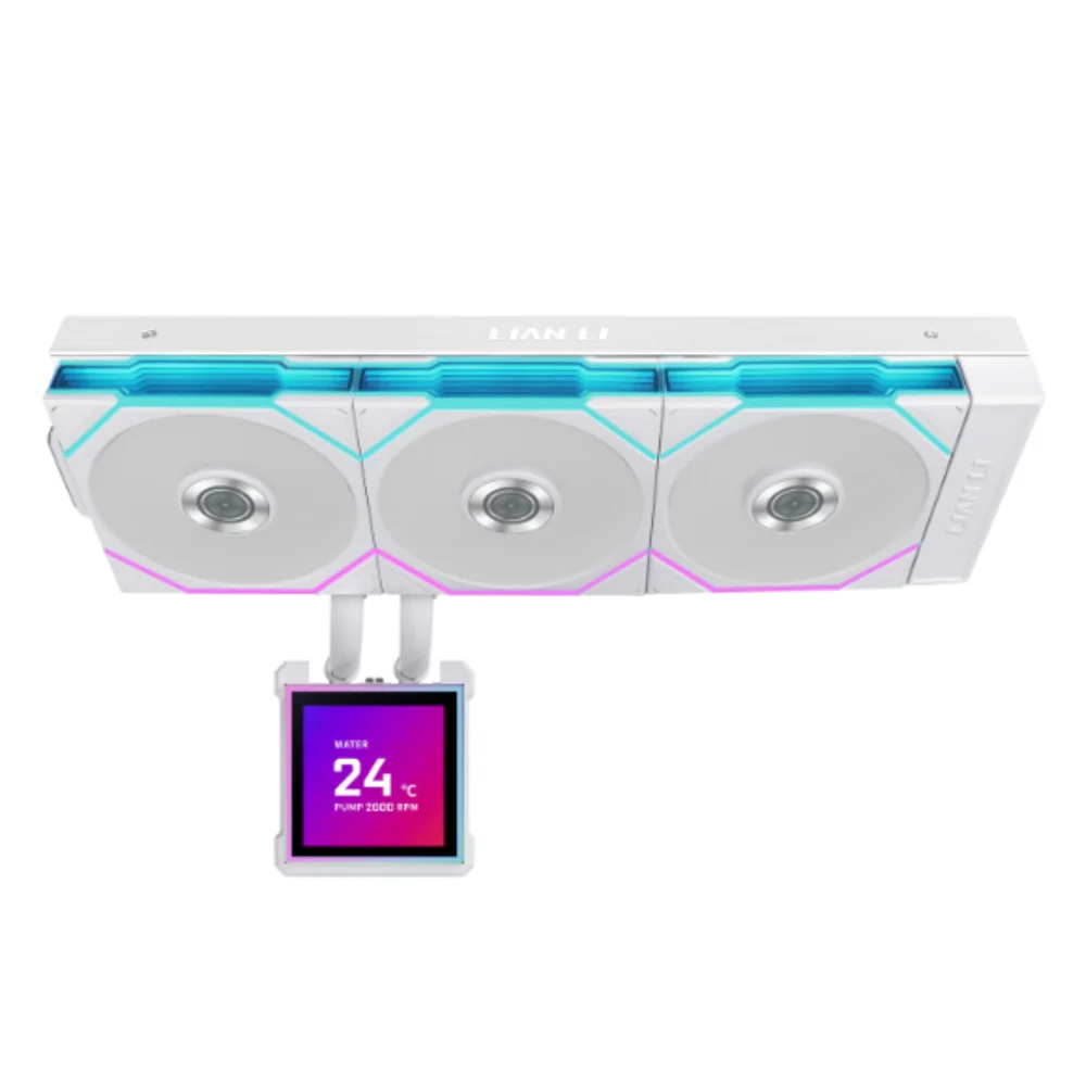 Imagem 3 de 5 do produto Water Cooler Lian Li Hydroshift Ii Lcd-s 360tl Branco Ghs2lcds36tfw