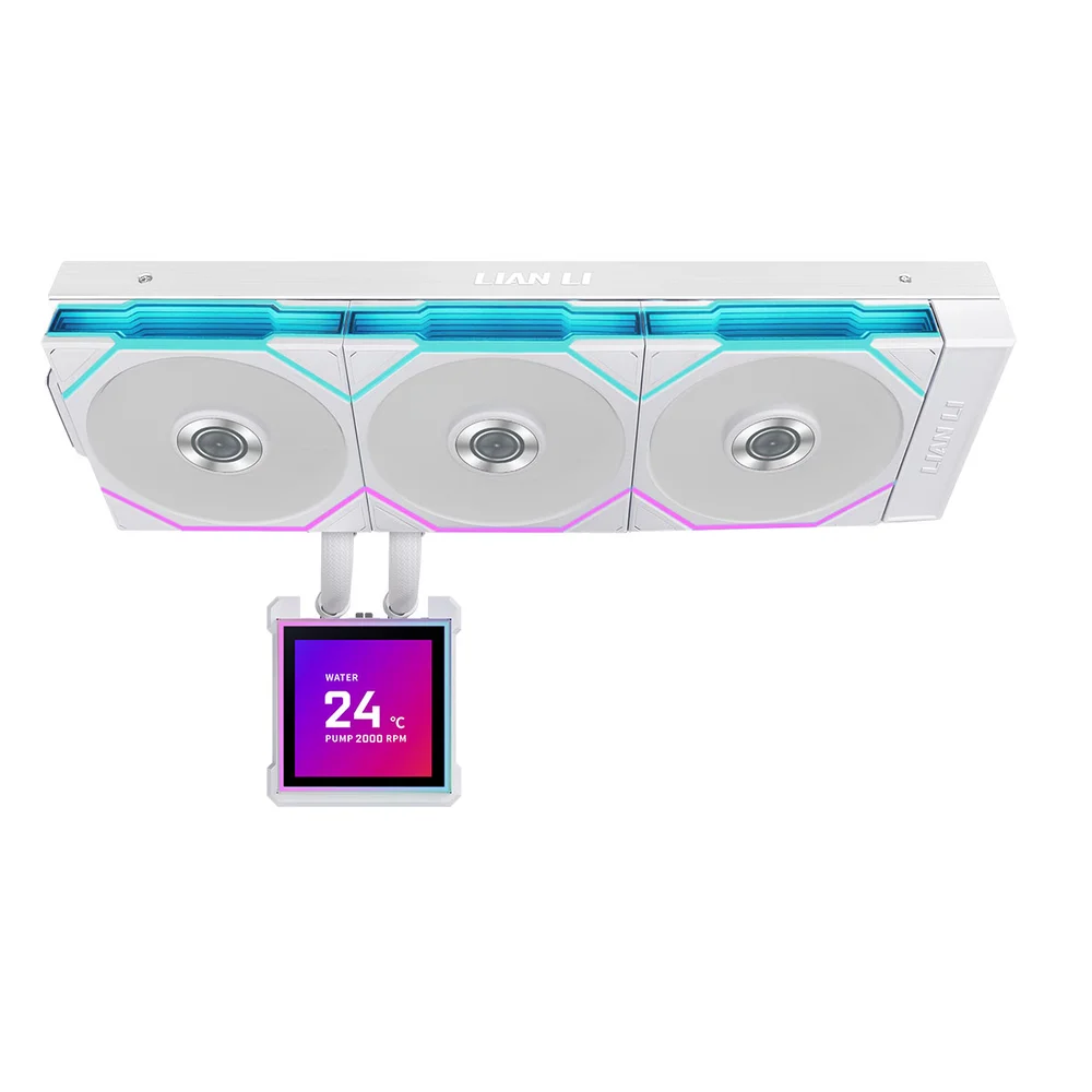 Imagem 4 de 5 do produto Water Cooler Lian Li Hydroshift Ii Lcd-s 360tl Branco Ghs2lcds36tfw
