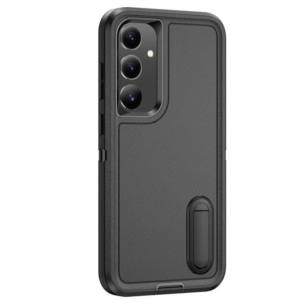 Imagem 1 de 5 do produto Capa Antichoque Anti-impacto com Suporte Integrado para Samsung Galaxy S26 Preto - Cor: | Brcshop