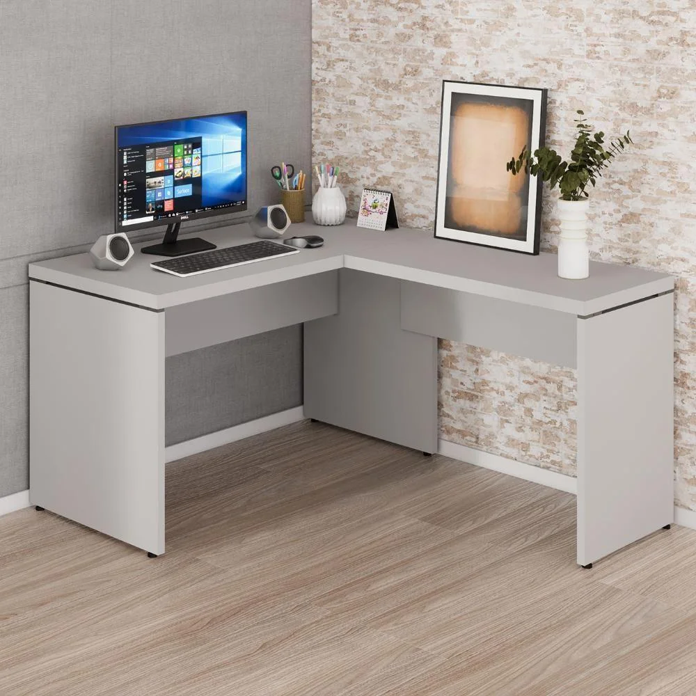 PC　DESK　LOW　120cm　BR Mesa Em L Escrivaninha Para Escritório Mdp 120cm