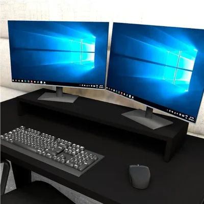 Suporte Para Monitor F5 Office F5 Mdf 80cm Preto