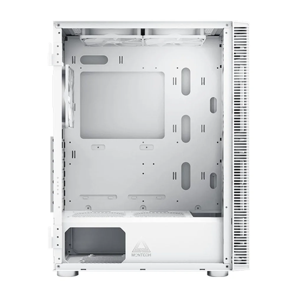 Imagem 5 de 5 do produto Gabinete Gamer Montech X3 Glass, Mid Tower, White, Atx, 6 Fans, Vidro Temperado, X3 Glass (w)
