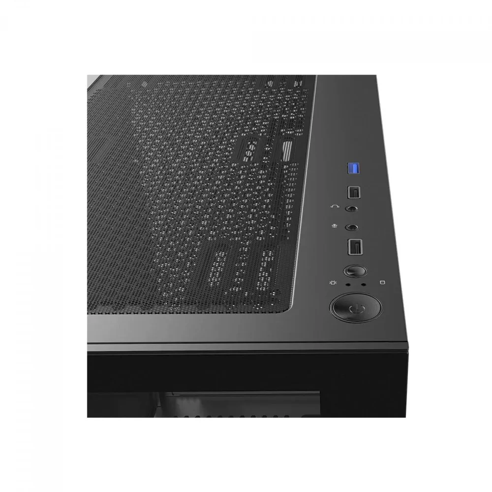 Imagem 3 de 3 do produto Gabinete Gamer Msi Pag Pano M110a, Mid Tower, Vidro Temperado, Matx, Com 3 Fans RGB, Sem Fonte, Preto