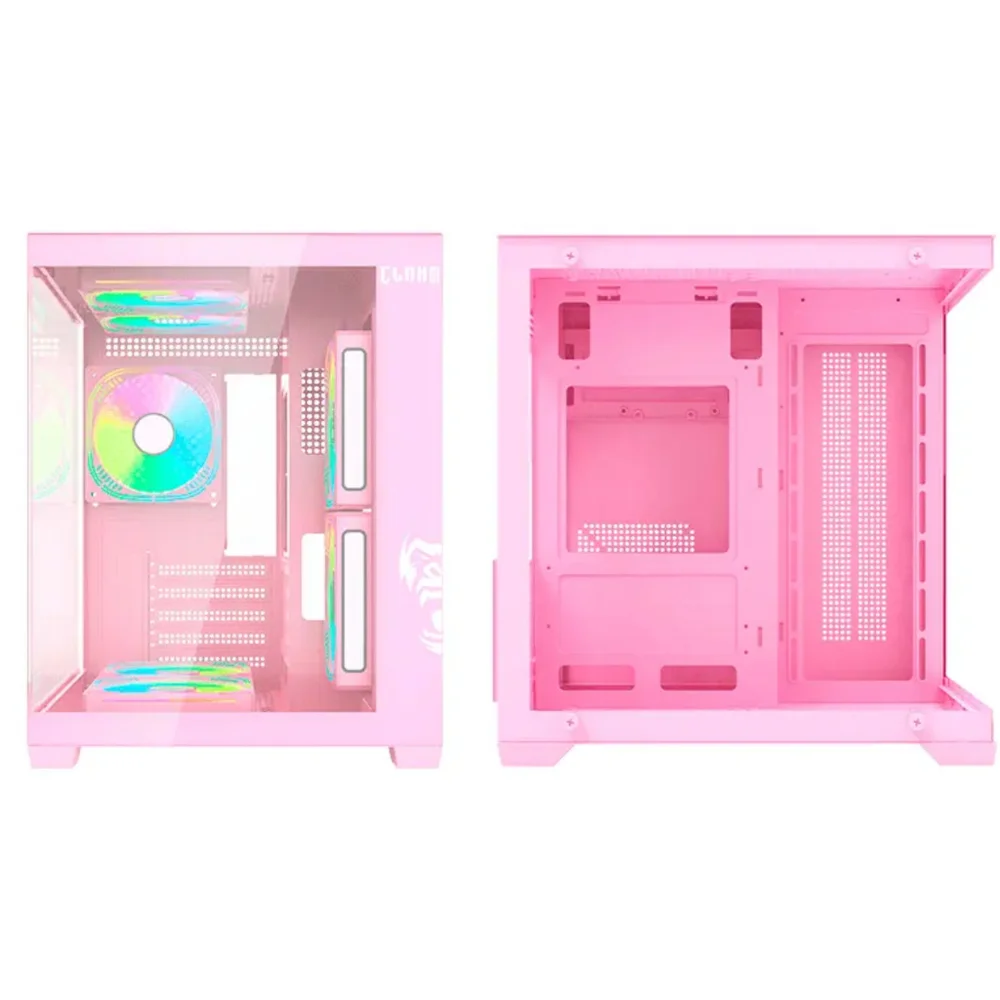 Computador Gamer Ryzen 5 3400g 16gb Ram Ssd 480gb Tela 23" Branco Gabinete e Combo Rosa - view 2