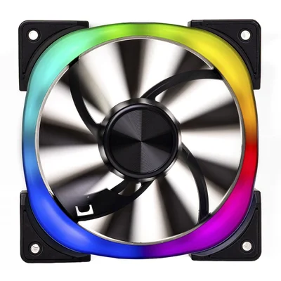 Cooler Para Gabinete Round5 Jetta Reverse Black, 120mm, Pwm, ARGB, Preto, R5-jetta-rv-b-2293