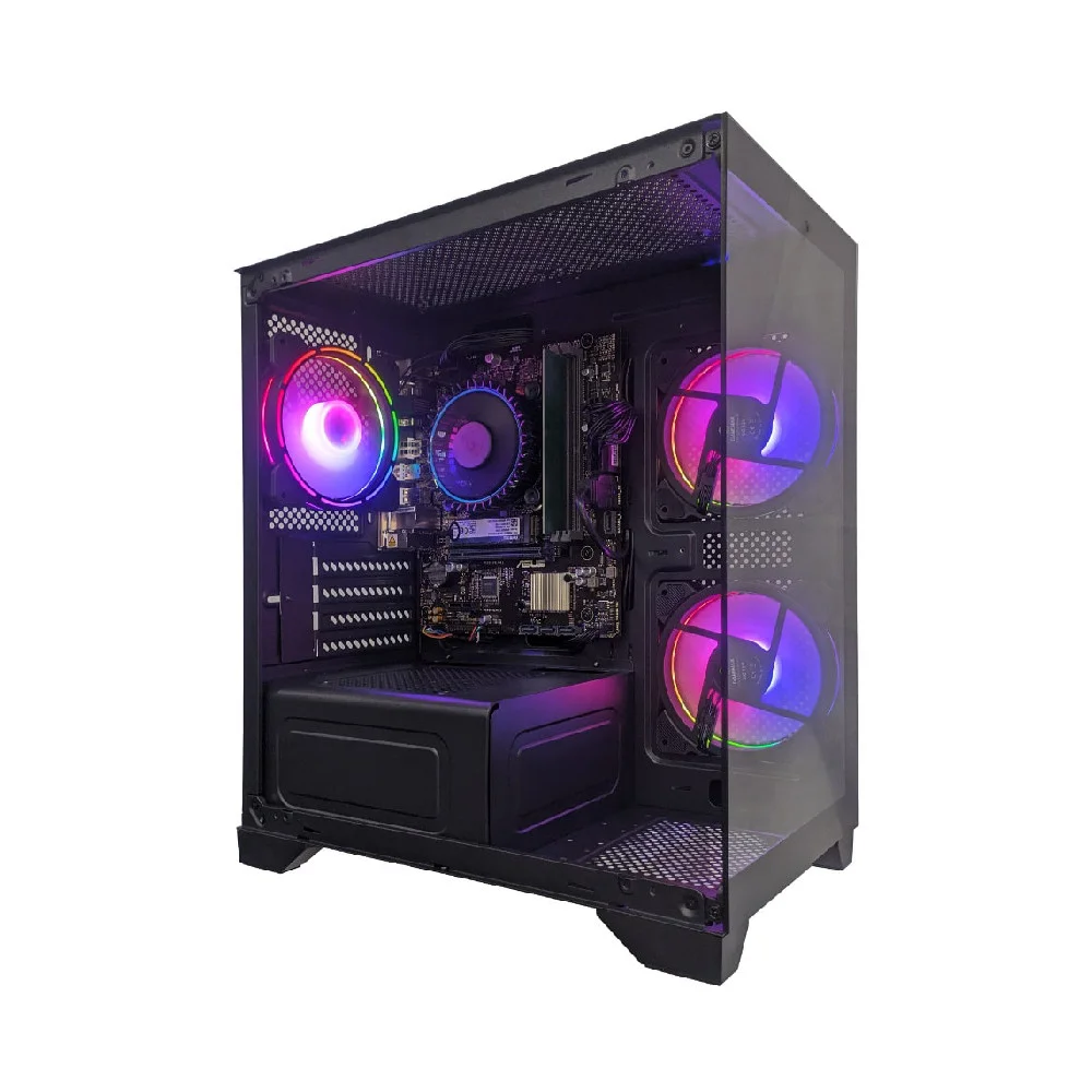 Computador Gamer Ntc Vulcano Intel Aq 2002 As Intel Core i3 14100 Uhd Intel 730 8GB Ddr4 512gb SSD C/3 Fans ARGB Linux - view 5
