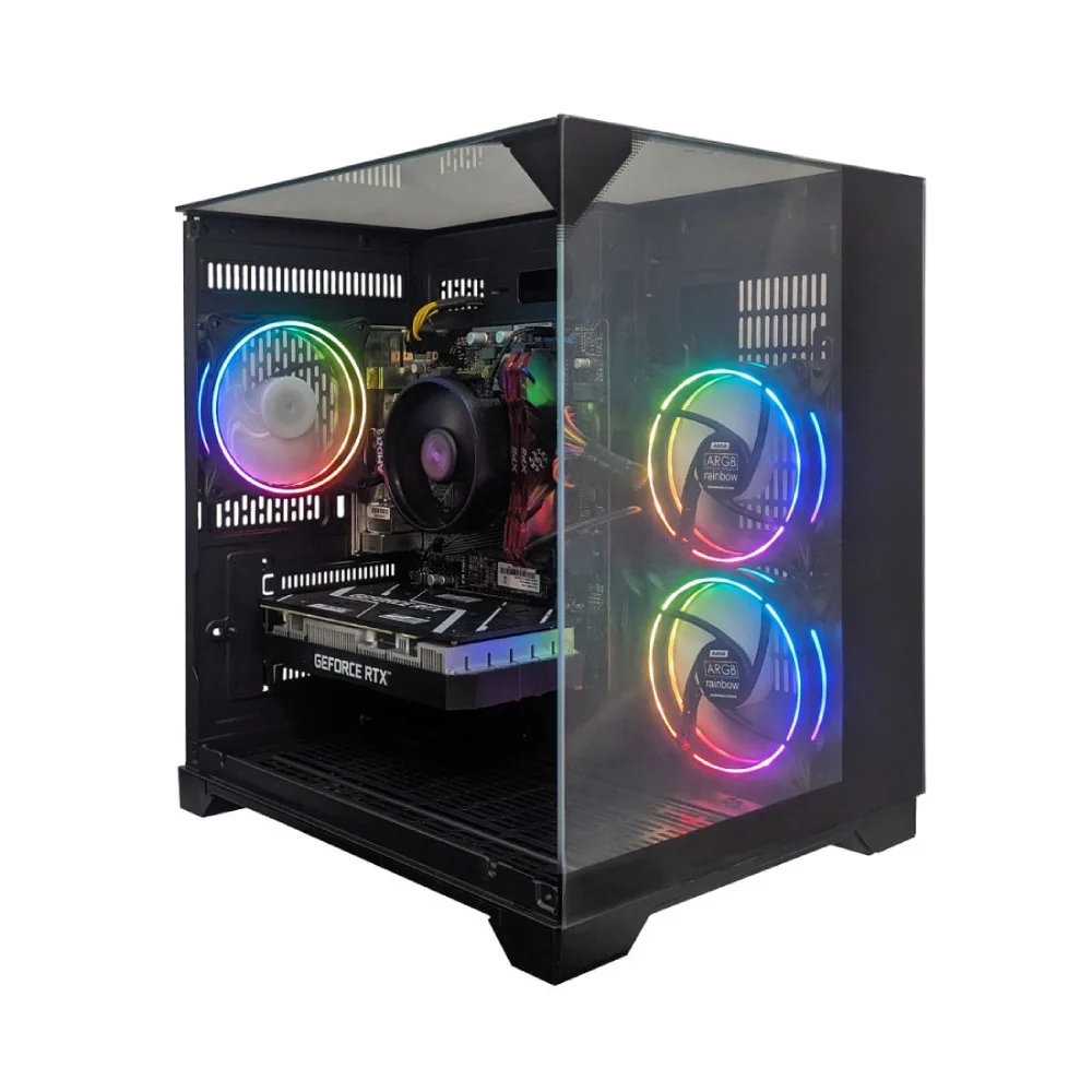 Computador Gamer Ntc Vulcano Amd Aq 1009 Ar Ryzen 7 5700x Nvidia Geforce RTX 3050 6gb 16gb Ddr4 512gb SSD C/3 Fans ARGB Linux