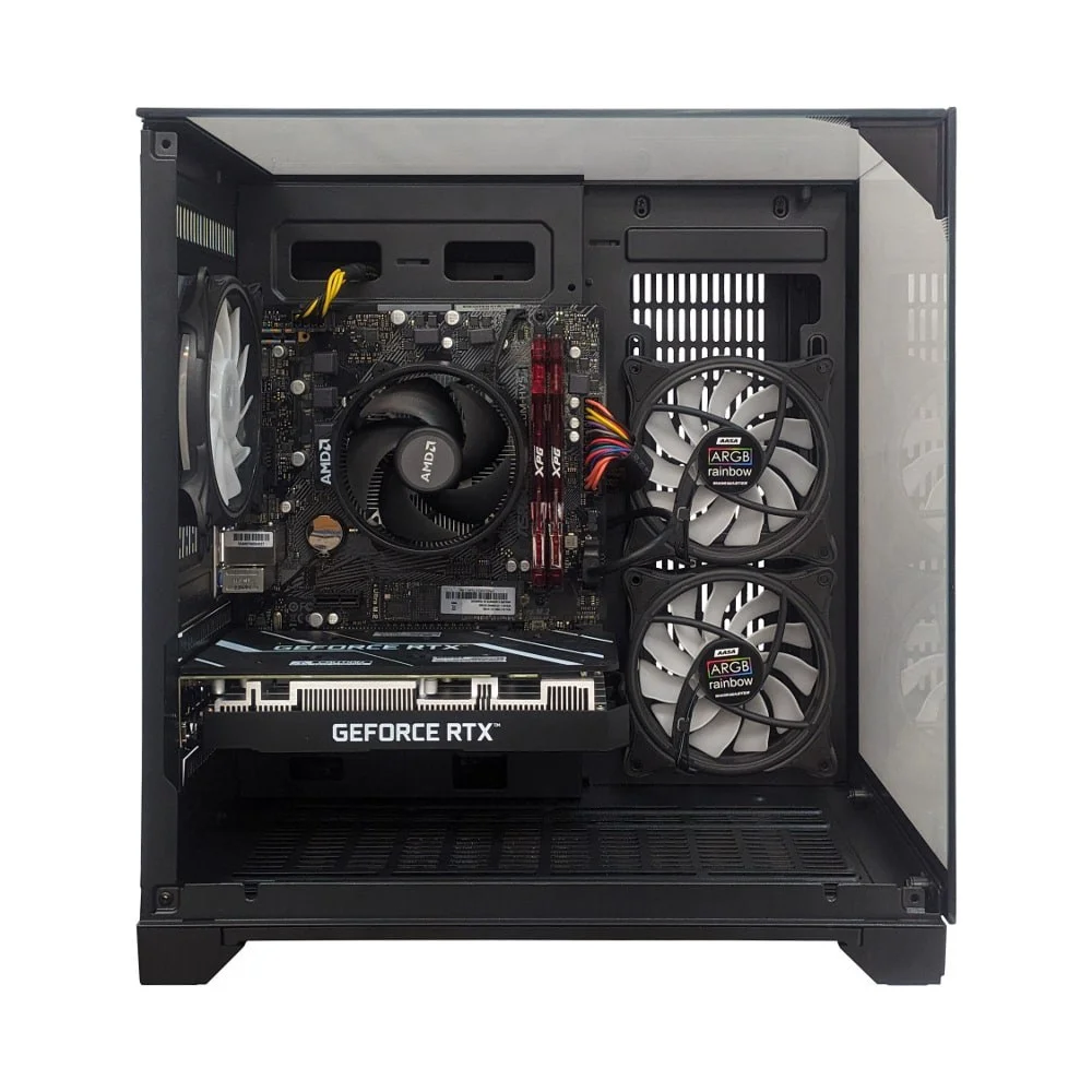 Computador Gamer Ntc Vulcano Amd Aq 1009 Ar Ryzen 7 5700x Nvidia Geforce RTX 3050 6gb 16gb Ddr4 512gb SSD C/3 Fans ARGB Linux - view 3