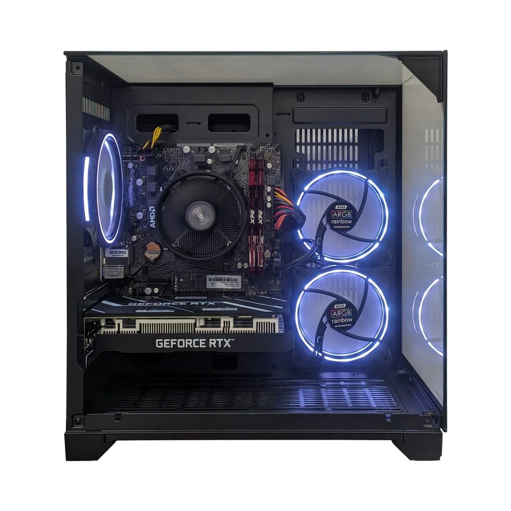 Computador Gamer Ntc Vulcano Amd Aq 1009 Ar Ryzen 7 5700x Nvidia Geforce RTX 3050 6gb 16gb Ddr4 512gb SSD C/3 Fans ARGB Linux - view 5