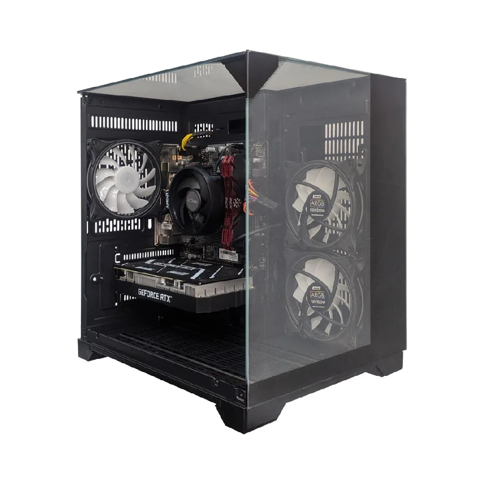 Computador Gamer Ntc Vulcano Amd Aq 1011 Ar Dual Channel Amd Ryzen 5 5600 Geforce RTX 3050 6gb 16gb Ddr4 512gb SSD C/3 Fans Linux - view 5