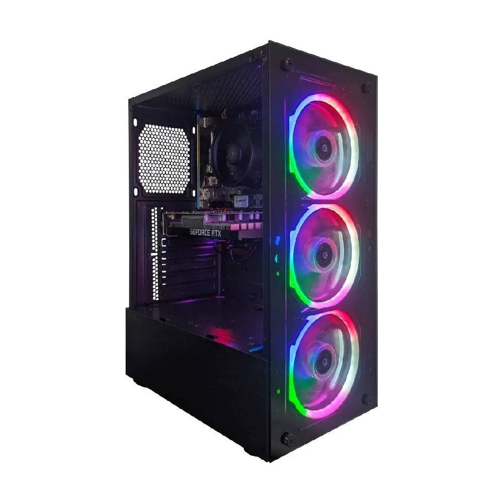 Computador Gamer Ntc Vulcano Amd - 2067 Tc Dual Channel Amd Ryzen 5 4500 Geforce RTX 3050 16gb (2x8GB) Ddr4 512gb SSD C/3 Fans Linux