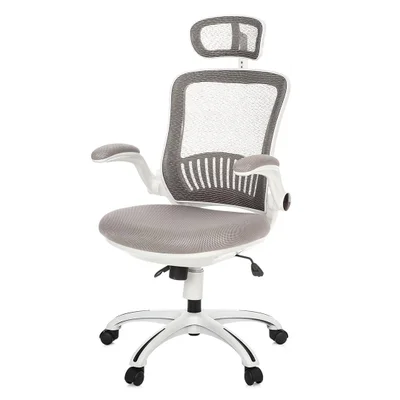 Cadeira Escritório Nr-17 Giratória Blm901p Blume Tela Mesh Preto Base Rodizio Nylon