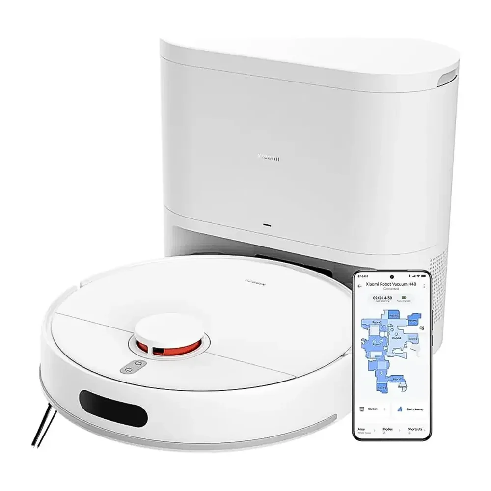 Robô Aspirador Xiaomi H40 Com Mop Inteligente 10.000pa Bivolt 110v/220v