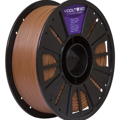 Filamento Impressora 3d Pla Tabaco Wood 1kg High Speed Premium Voolt 3d