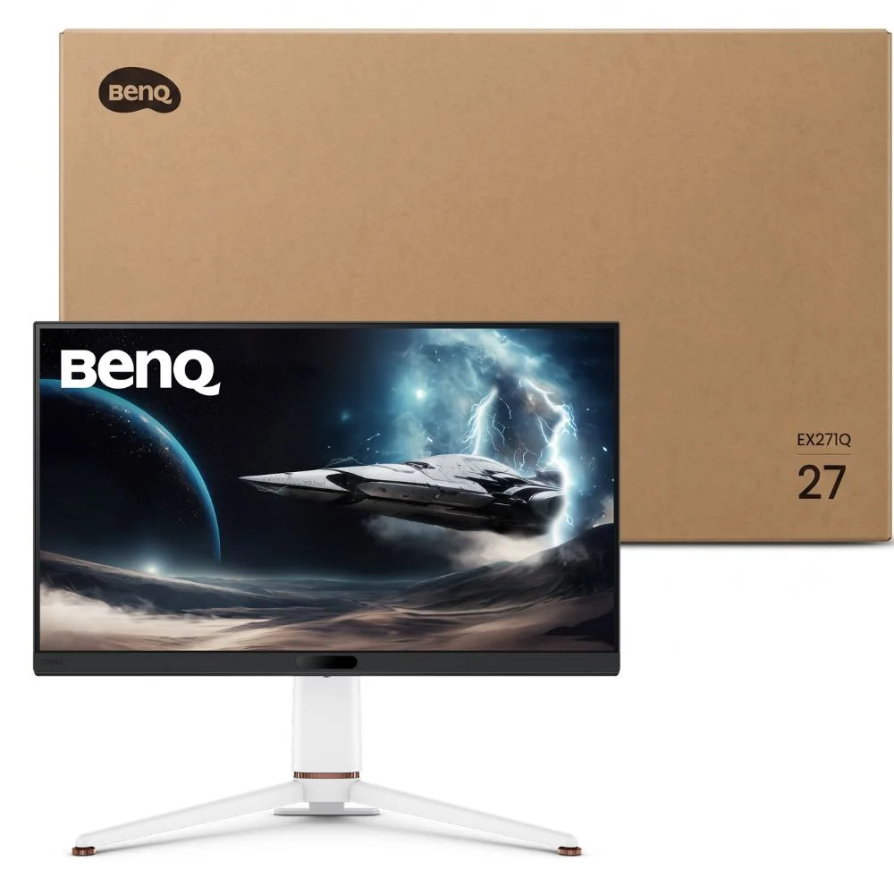Monitor Gamer Benq Mobiuz Ex271q-b 27" Qhd 2k Ips 180hz 1ms Freesync Premium - Branco Monitor Gamer Benq Mobiuz Ex271q-b 27" Qhd 2k Ips 180hz 1ms Freesync Premium - Branco
