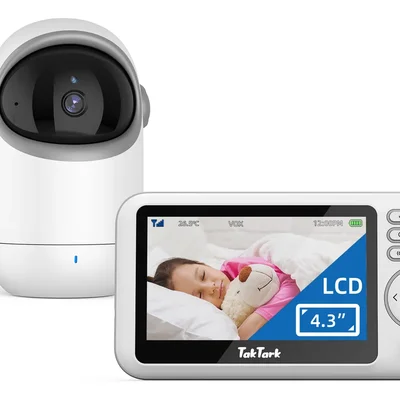 Baba Eletronica Monitor Com Camera E Visao Noturna Taktark Bm812