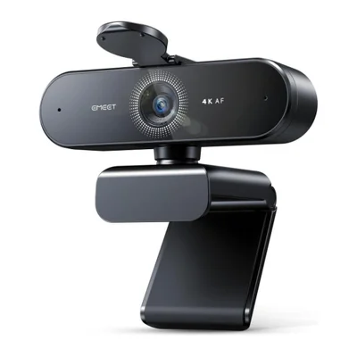 Webcam Emeet Nova 4k Usb Para PC - Ultra Hd, Autofoco Pdaf, Microfone Duplo Omnidirecional, Fov 73°