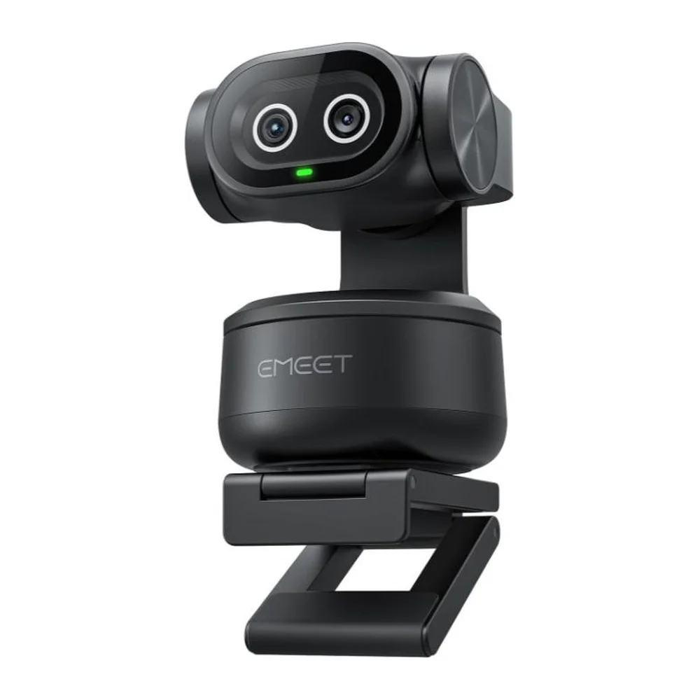 Imagem 1 de 3 do produto Webcam Emeet Pixy 4k Usb Para PC - Ptz, Câmera Dupla, Rastreamento Por Ia, Controle Por Gestos, Sensor Sony