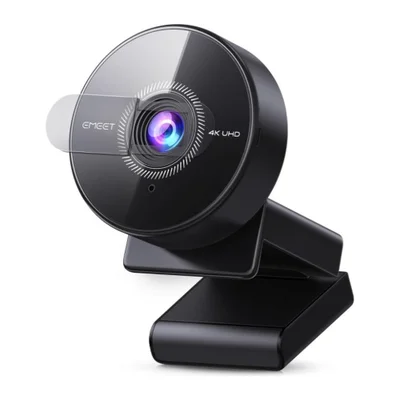 Webcam Emeet C950 4k Usb Para PC - Autofoco Pdaf, 8mp, 1080p 60fps, Microfone Integrado, Tampa De Privacidade