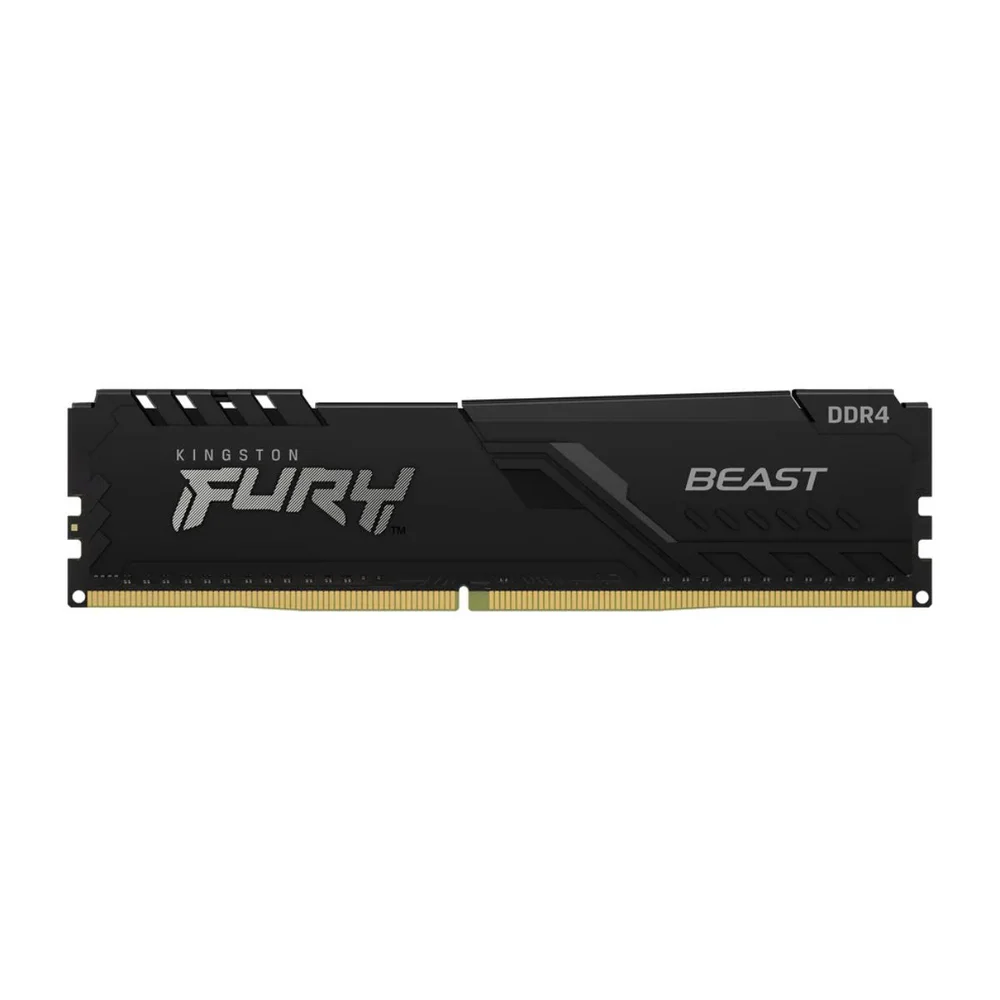 Memoria Ram Para Desktop Kingston Fury Beast 8GB Ddr4 2666mhz Cl16 Kf426c16bb 8