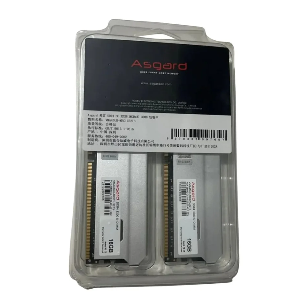 Memoria Ram Asgard Freyr T3 32gb (2x16gb) Ddr4 3200mhz Vam4ux32c18ag-dfresn Memoria Ram Asgard Freyr T3 32gb (2x16gb) Ddr4 3200mhz Vam4ux32c18ag-dfresn