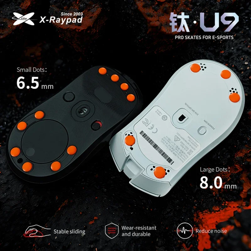 Imagem 2 de 2 do produto Mouse Feet X-raypad X-raypad Titanium Universal Premium (40 PCs)