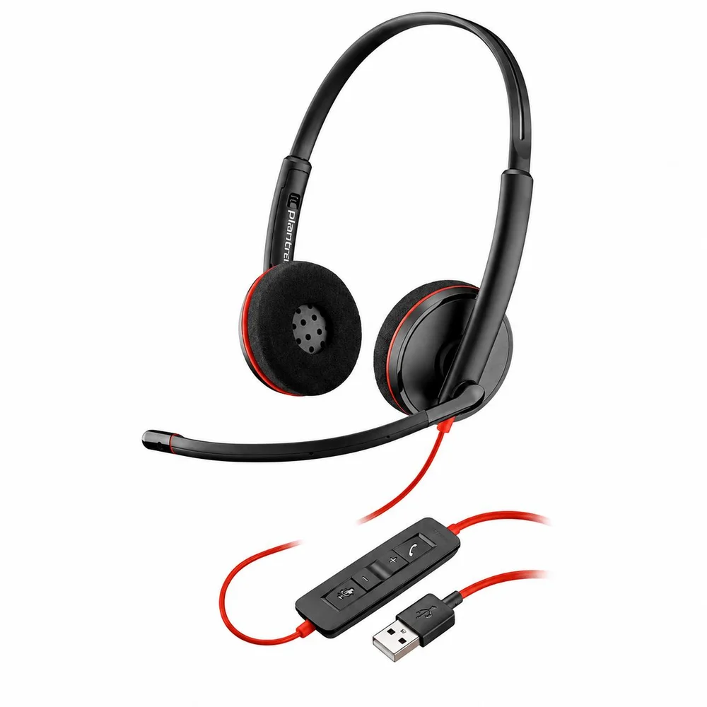 Headset Blackwire C3220 Usb 80s07a6-poly Headset Blackwire C3220 Usb 80s07a6-poly