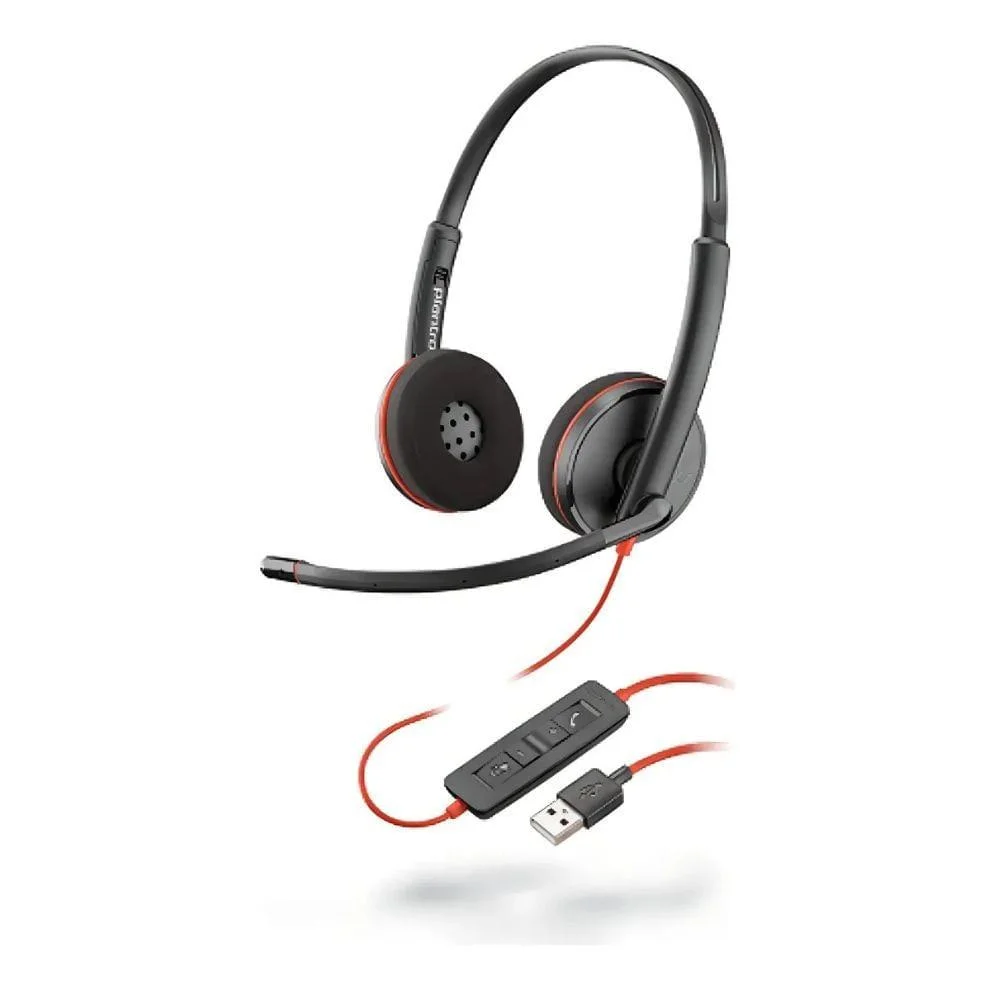 Headset Blackwire C3220 Usb 80s07a6-poly Headset Blackwire C3220 Usb 80s07a6-poly