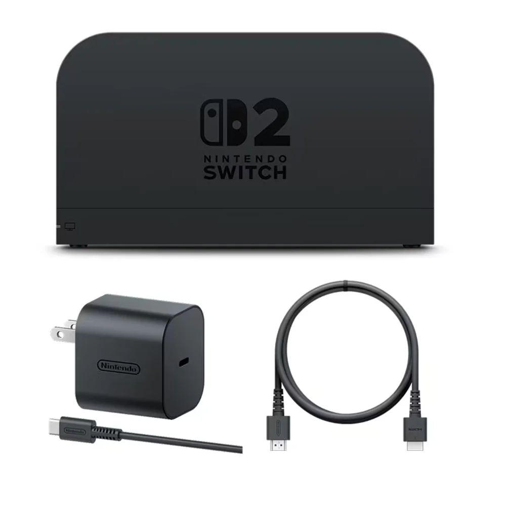 Imagem 2 de 3 do produto Kit Dock Carregador HDMI   Nintendo Switch 2 Base De Carregamento Usb-c Set