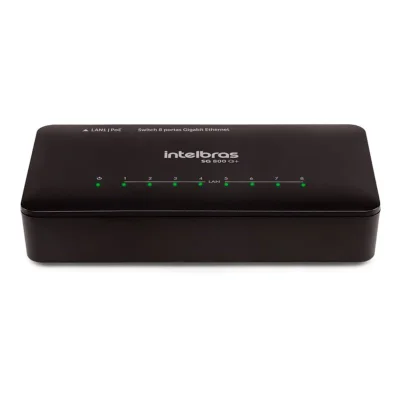 Switch Intelbras Não Gerenciável 8 Portas S1108g 1000mbps
