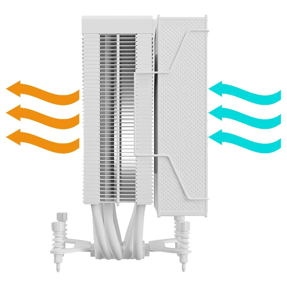 Imagem 4 de 4 do produto Cooler Para Processador Aerion ARGB Titan Cpu100 Branco