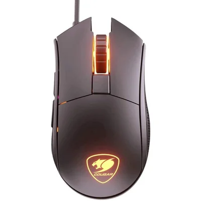 Mouse Gamer Cougar Revenger St RGB Black Edition 5.000 Dpi Cor Preto