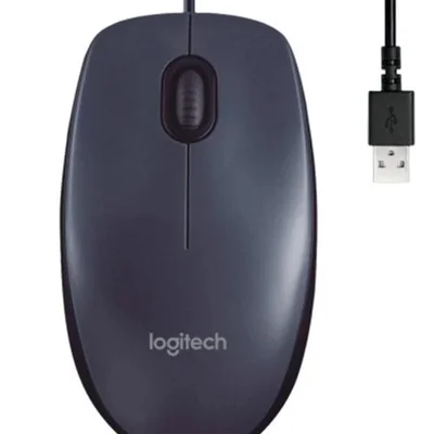 Mouse com Fio Logitech M90 Usb 1000dpi Preto