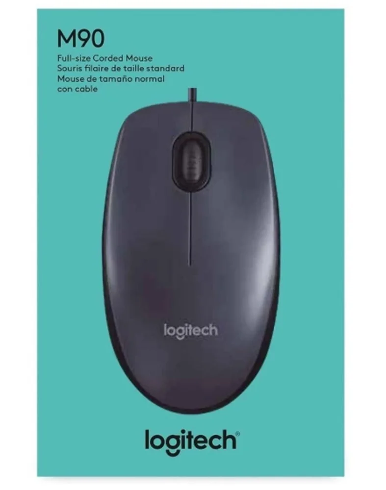 Imagem 2 de 2 do produto Mouse com Fio Logitech M90 Usb 1000dpi Preto