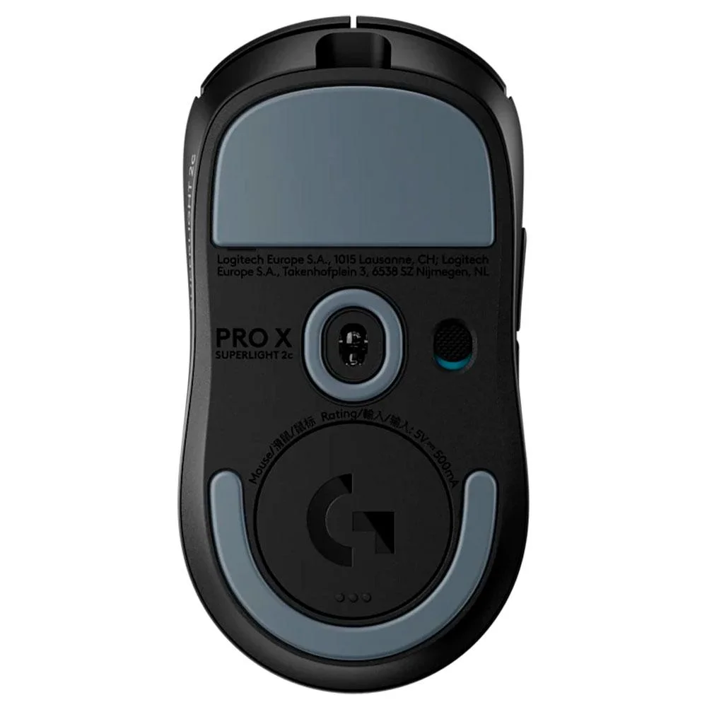 Imagem 3 de 5 do produto Mouse Logitech Gamer G Pro X Superlight 2c Lightspeed Preto - 910-007530