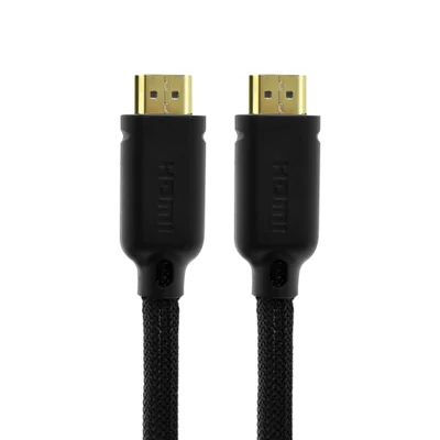 Cabo HDMI Havit Hv-x65 3 Metros 4k Ultra Hd 2.0 Alta Velocidade Blindado Conectores Banhados A Ouro Preto