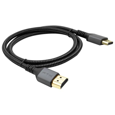 Cabo HDMI Ftx Ct-hd8k-ag3 8k 3 Metros Ultra Hd 2.1 48GBps 120hz 60hz 3d Áudio Retorno Nylon Preto