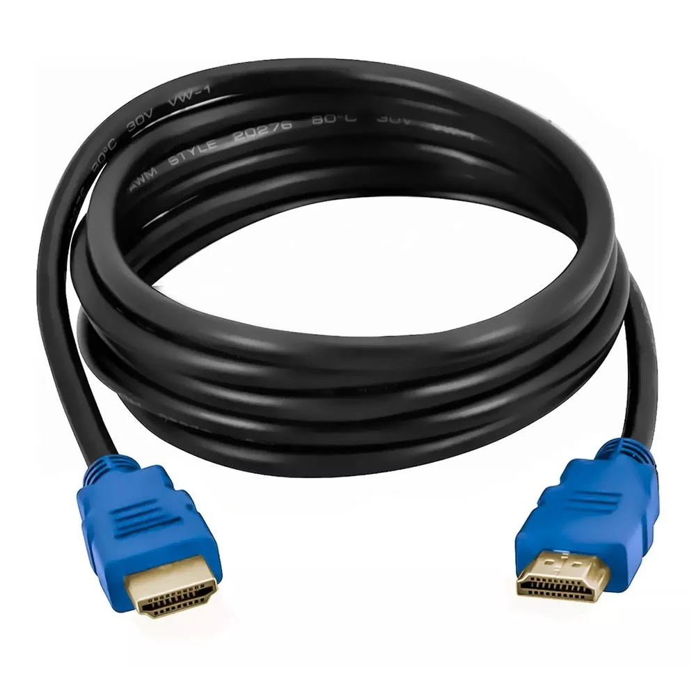 Imagem 2 de 3 do produto Cabo HDMI Para Mini HDMI 1.8m 4k 60hz Ultra Hd Alta Definição Pontas Banhadas A Ouro Blindado Conector Padrão Notebook Câmera Tablet