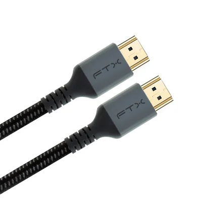 Cabo HDMI 2.1 Ftx Ct-hd8k-ag1 8k 1metro Ultra High Speed 48GBps 120hz 3d Hdr Áudio Retorno Ouro
