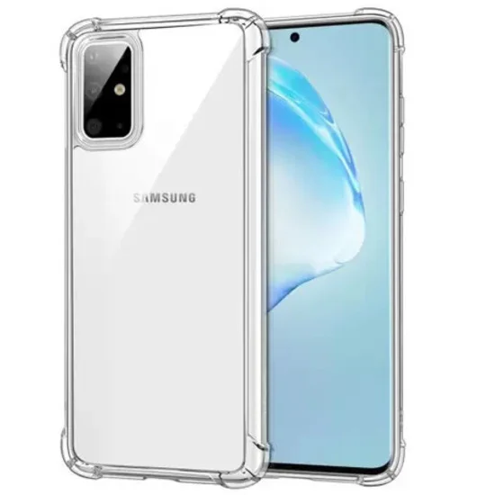 Imagem 4 de 5 do produto Capa Anti Shock Transparente Para Samsung Galaxy S20 Plus Tela 6.7