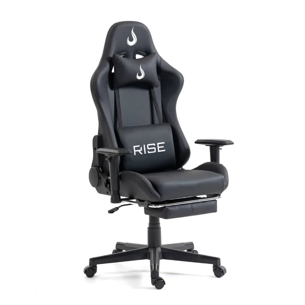 Imagem 4 de 5 do produto Cadeira Gamer Rise Mode X02 Até 130kg Preto - Rm-cg-x02-bk