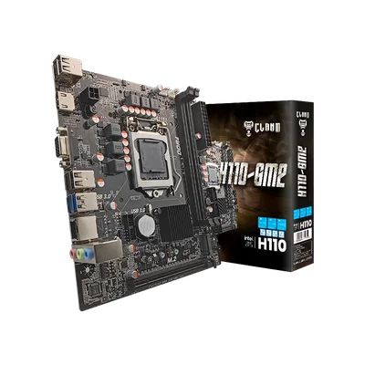 Placa Mãe Clanm H110-gm2 Intel LGA 1151 Ddr4 M.2 Nvme 6ª A 9ª